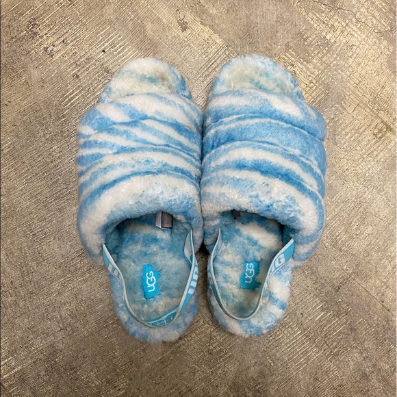 UGG Women's Fluff Yeah Slide Zebra - Picture 3 of 7